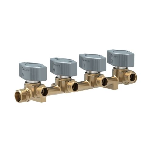 Truma Verteilerblock mit 4 Ausgängen, Messing, 8mm