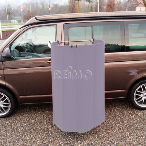 Sichtschutz/Duschvorhang, grau