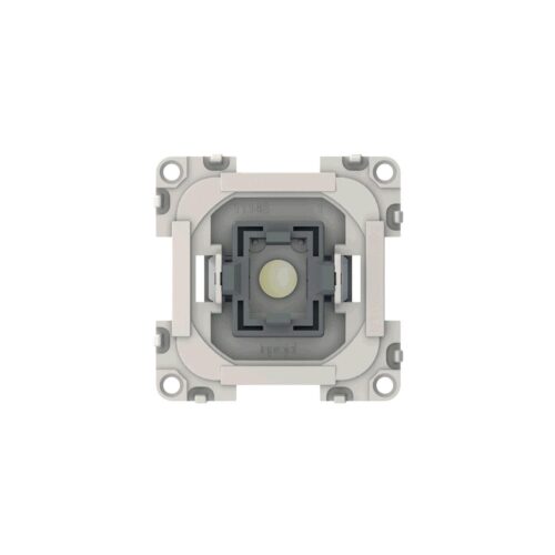 Inprojal System 20.000 Kontrollschalter-Einsatz, inklusive LED-Glimmlampe, grau