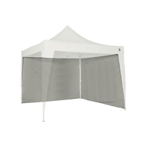 Bo-Camp Seitenwand für Partyzelt, 300x300cm, grau