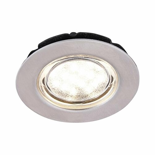 Frilight LED-Einbauspot Vega 48, 12V/1W, stahl/gebürstet
