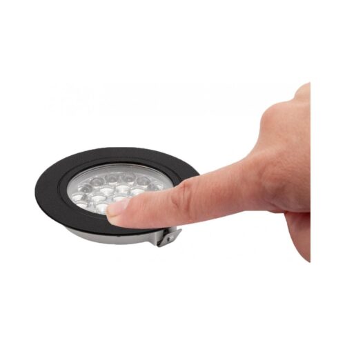 Vechline Downlight Corvus LED-Leuchte, mit Touch-Sensor, schwarz