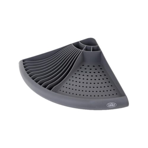 Camp4 Eck-Geschirrständer mit Abtropfschale, grau