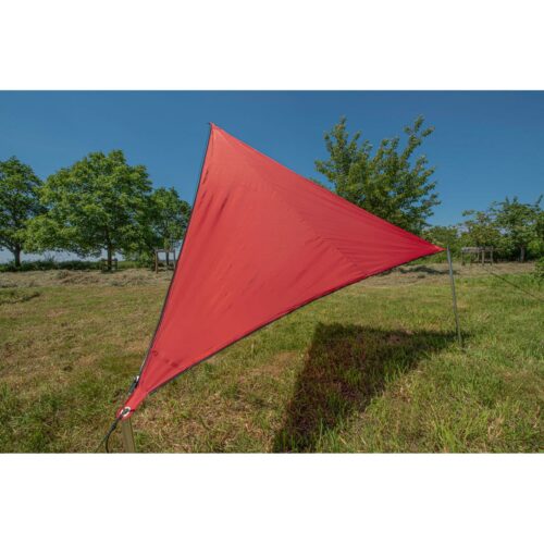Bent Zip Canvas verbindbares Sonnensegel, 250x250cm, rot