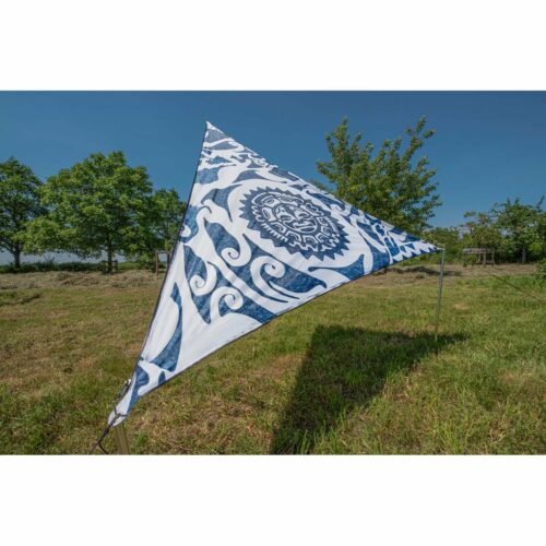 Bent Zip Canvas verbindbares Sonnensegel, 250x250cm, sun print