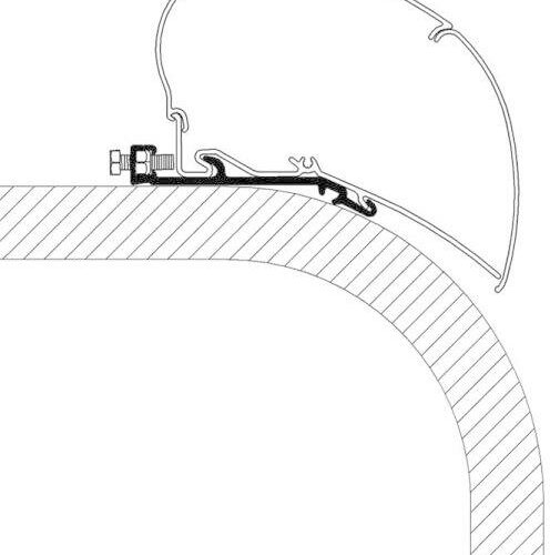 Thule Omnistor 9200/6300 Flat Adapter, 300cm