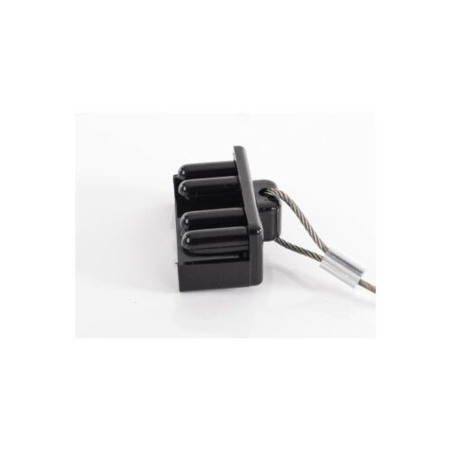 Carbest Frontabdeckung für 50A Steckverbinder, Kunststoff, schwarz