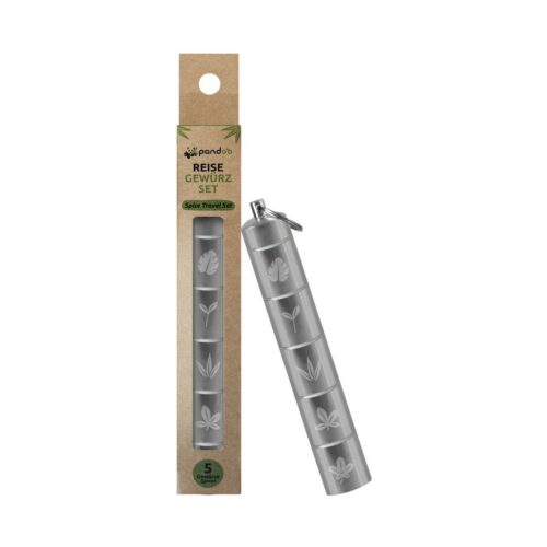Pandoo Reisegewürz-Set ohne Gewürze, Aluminium