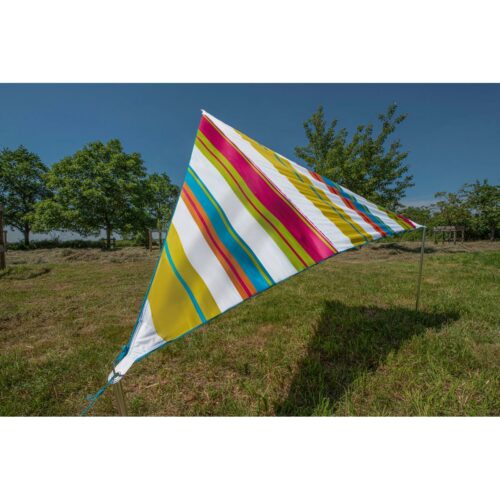 Bent Zip Canvas verbindbares Sonnensegel, 250x250cm, mehrfarbig