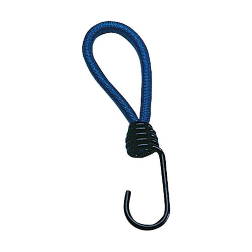 Zeltspanngummi mit Stahlhaken, 15cm, blau, 10er-Pack
