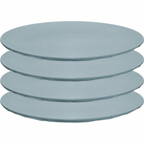 Koziol Club Organic Teller, Ø26cm, 4-teilig, flower blue