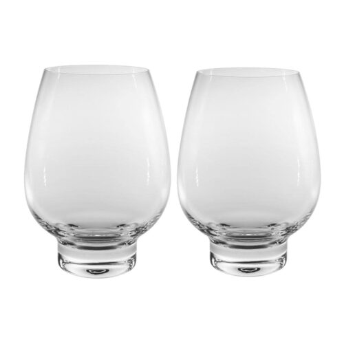 FREEFORM Rotweinglas ohne Stiel, 2er Set, 600ml