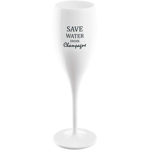 Koziol Cheers No.1 Champagnerglas, 100ml, Save Water