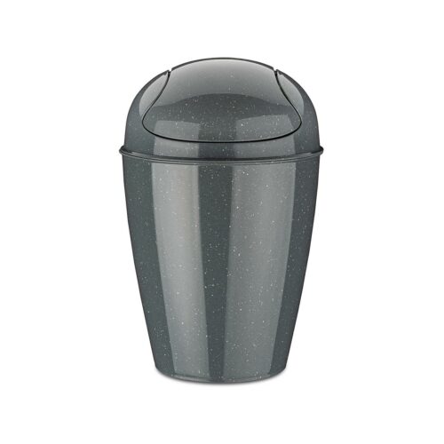 Koziol DEL S Schwingdeckeleimer, 5L, grau