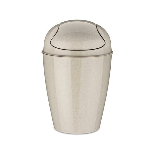 Koziol DEL S Schwingdeckeleimer, 5L, sand