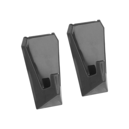 Metaltex pullCLEAN Klebehaken, 2er-Pack, dunkelgrau