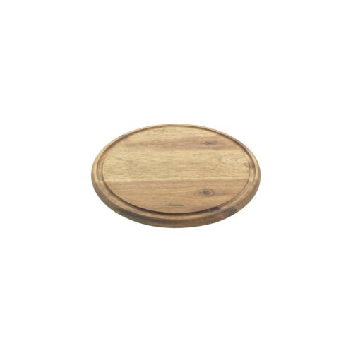 Metaltex Schneidebrett, Ø24cm, akazie