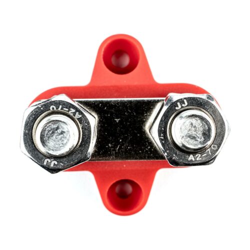 tigerexped Sammel- und Verteilerbolzen, zweifach, M8, rot