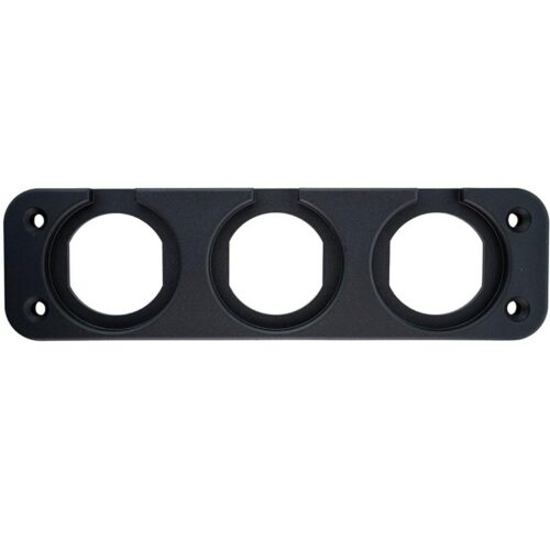 tigerexped Einbaublende für 1 1/8 Messgeräte und Steckdosen, dreifach