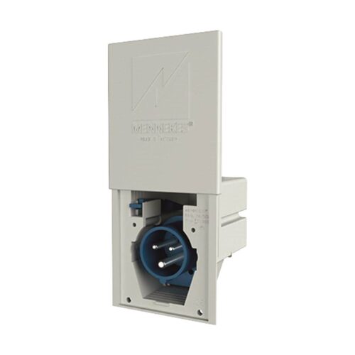 Mennekes CaraCONTACT Einbaustecker, IP44, weiß