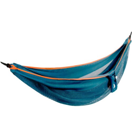 Vivere Mesh Polyester Hängematte, double, blau/orange