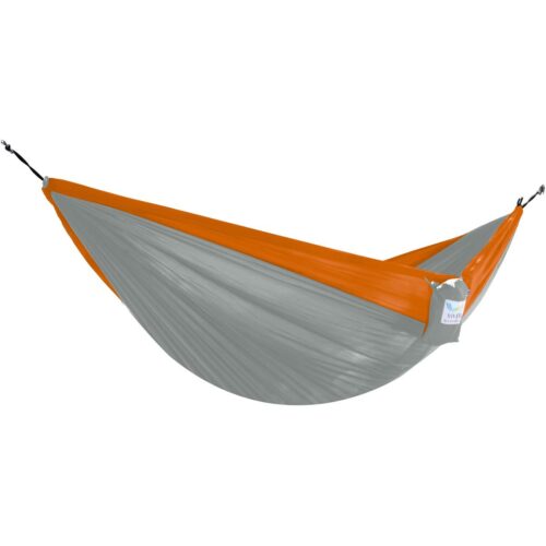 Vivere Parachute Hängematte, double, grau/orange