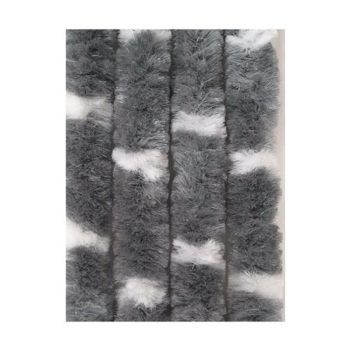 Arisol Flauschvorhang, 56x205cm, weiß/grau gefleckt