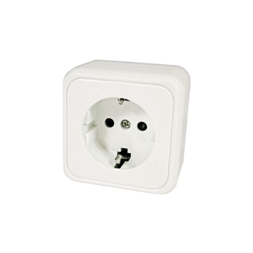 HABA Aufbausteckdose, einzeln, 230V, weiß