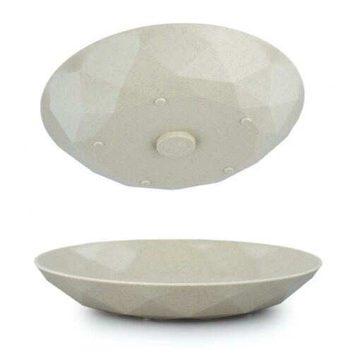 silwy Magnet-Teller, Kunststoff, Ø24cm, 2-teilig, sand