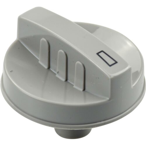 Drehknopf Wahlschalter - Dometic Ersatzteil Nr. 241338220 - für Dometic RM5xxx Kühlschränke, silbergrau