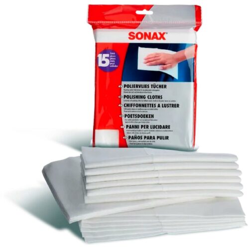 Sonax Poliervliestücher, 15 Stück