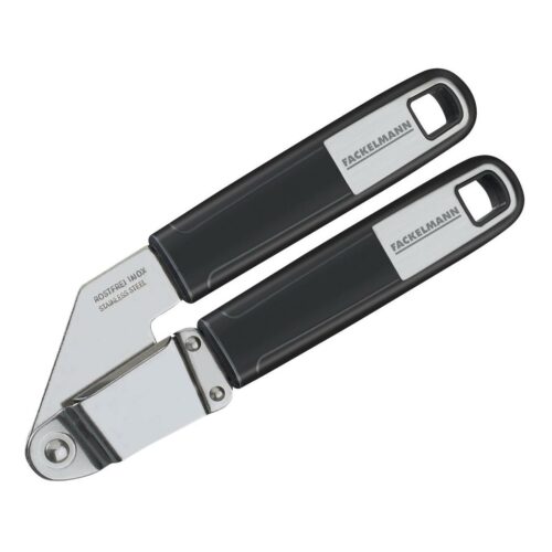 Fackelmann Sense Knoblauchpresse, schwarz/silber