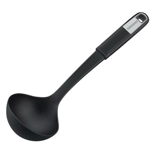 Fackelmann Sense Kochbesteck, Schöpflöffel, schwarz/silber