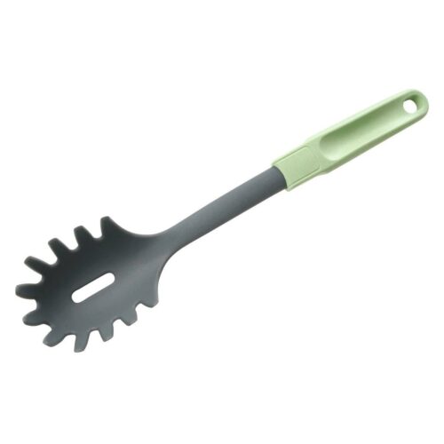 Fackelmann Ecolution Kochbesteck, Spaghettilöffel, grün