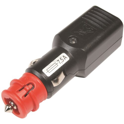 Pro Car NG Universalstecker, 7,5A, 12/24V, mit Sicherung, zwangsgeführte Zugentlastung