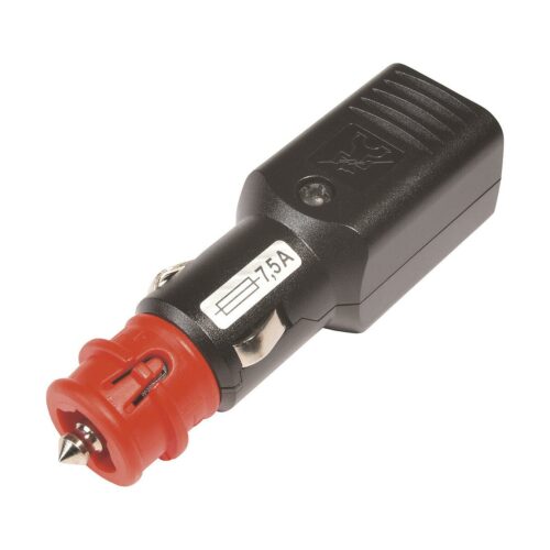 Pro Car NG Universalstecker, 7,5A, 12/24V, mit Sicherung, geschraubte Zugentlastung