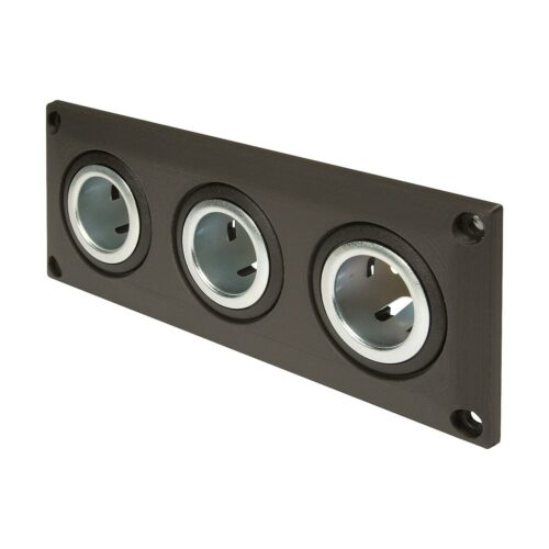 Pro Car Einbausteckdose, 3-fach, 20A, 12/24V