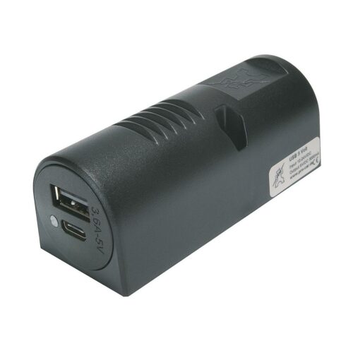 Pro Car Aufbaudose mit Doppel USB A/C, 12/24V