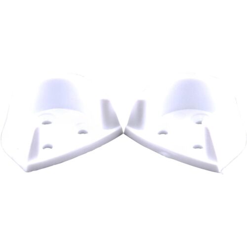 Häfele Schrankrohrlager, weiß, 2 Stück