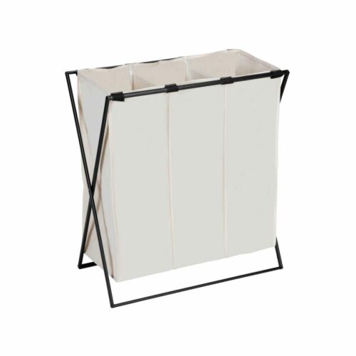 Wenko Trio Wäschesammler, XL, 3 fächer, beige