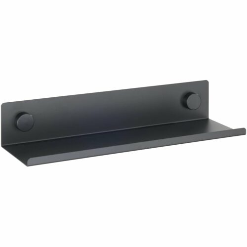 Wenko Jet Hängeregal, Küche, M, schwarz matt