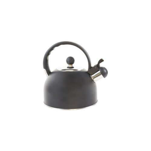 Via Mondo Flötenkessel, Edelstahl, 1,5L, mattschwarz