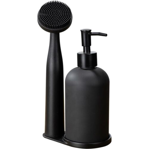 Wenko Piedo Spül-Set, schwarz, 3-teilig