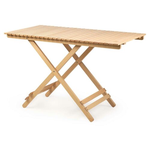 Rebel Outdoor Campingtisch, 120x60cm, braun