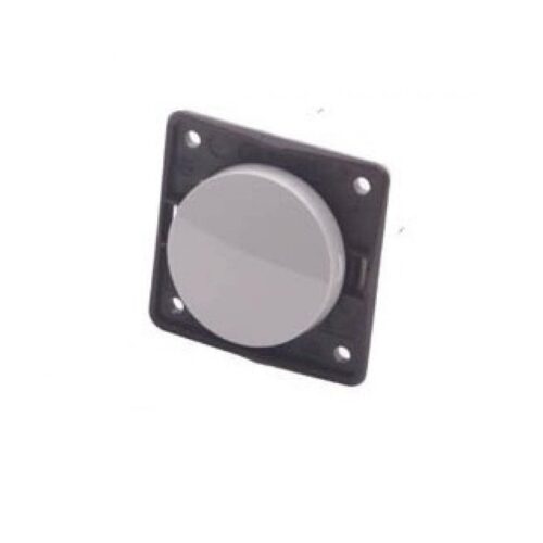 Berker Integro Flow/Pure Wechselschalter mit Unterputzdose, grau glänzend, 12/230V