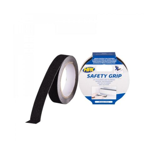 HPX Anti-Rutsch-Band, schwarz, 25mm, 5m