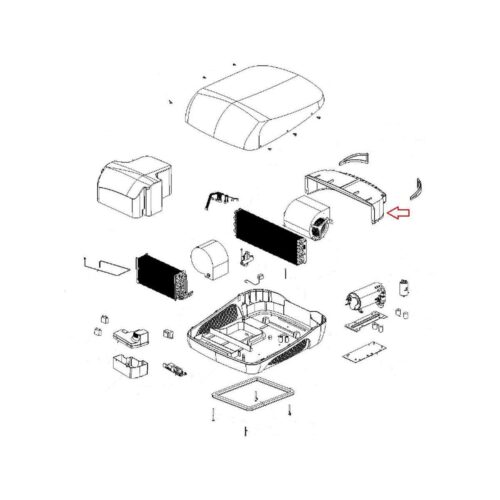 Kondensator - Telair Ersatzteil Nr. 07169 - für e-Van 7400H