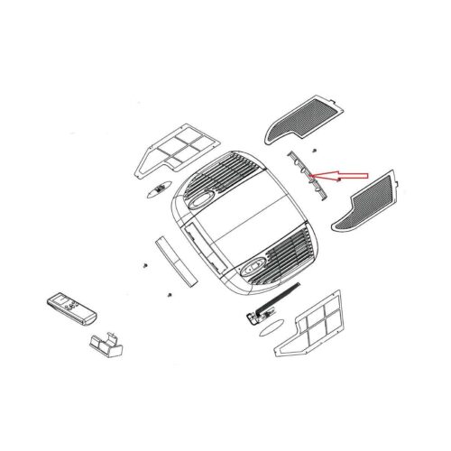 Luftdiffusor-Verdampfungseinheit - Telair Ersatzteil Nr. 03512 - für Telair Vin
