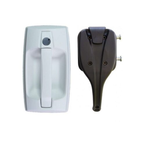 ZADI New Basic Edge Wohnmobil Türschloss, System STS & ZADI, komplett, weiß