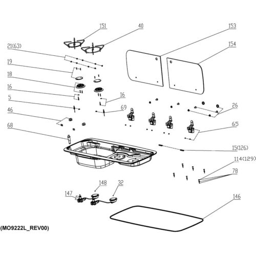 Piezo-Zünder - Dometic Ersatzteil Nr. 4453001431 - für Dometic-Kocher und Kombinationen